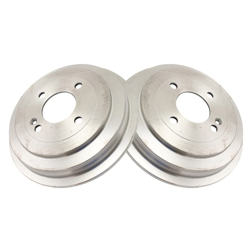 Trq Rear Brake Drum Pair Lh Driver & Rh Passenger Sides For 2012-2017 Hyundai Accent