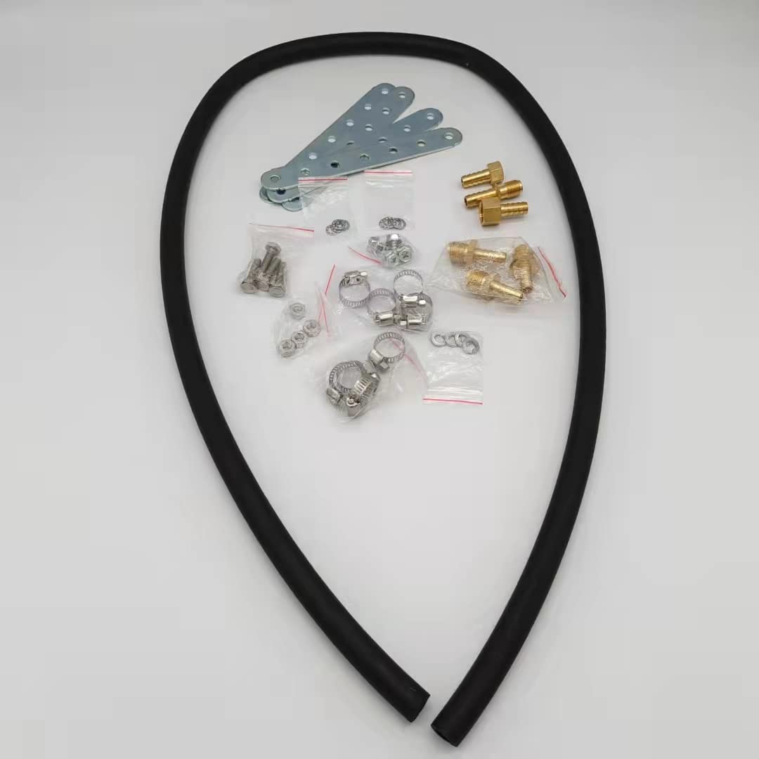 Wzruibo 40K Transmission Oil Cooler Kit Compatible With Heavy Duty 40,000 Gvw Max Low Pressure Drop Trans Cooler With Mounting H