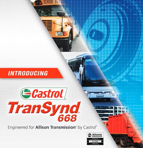 Castrol TranSynd 668 Full-Synthetic Automatic Transmission Fluid, 5 Gallon Pail