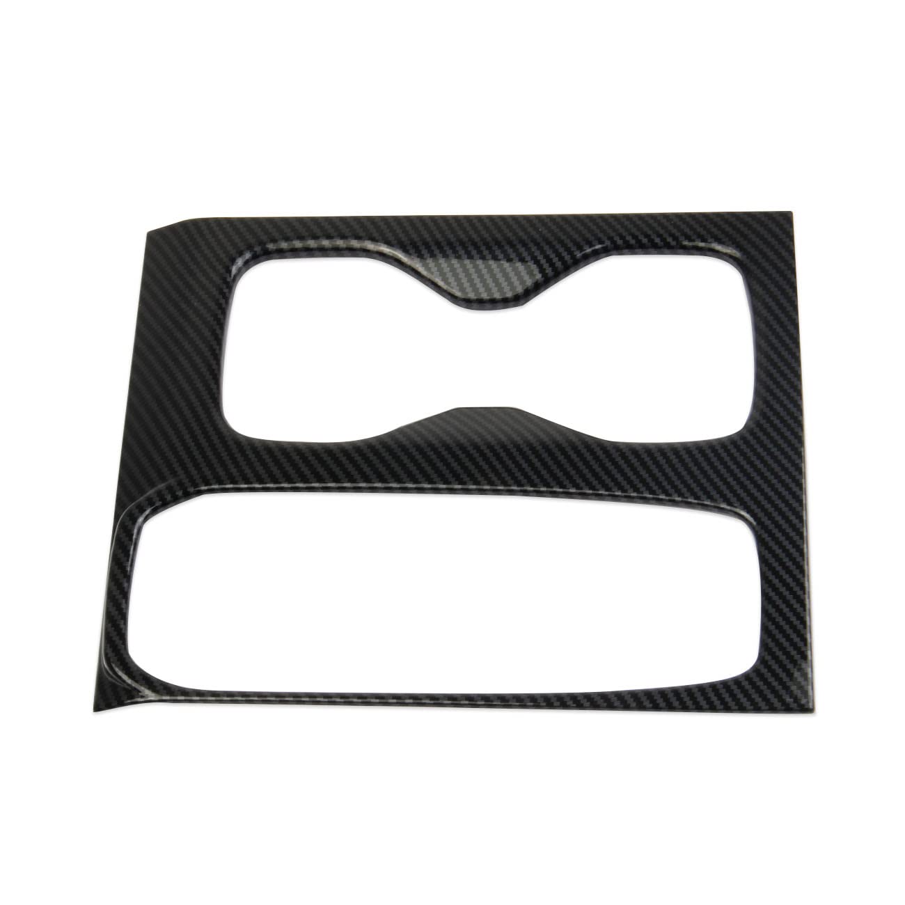 Korlot Carbon Fiber Center Console Gear Shift Cupholder Panel Cover Trim for Nissan Frontier 2022+