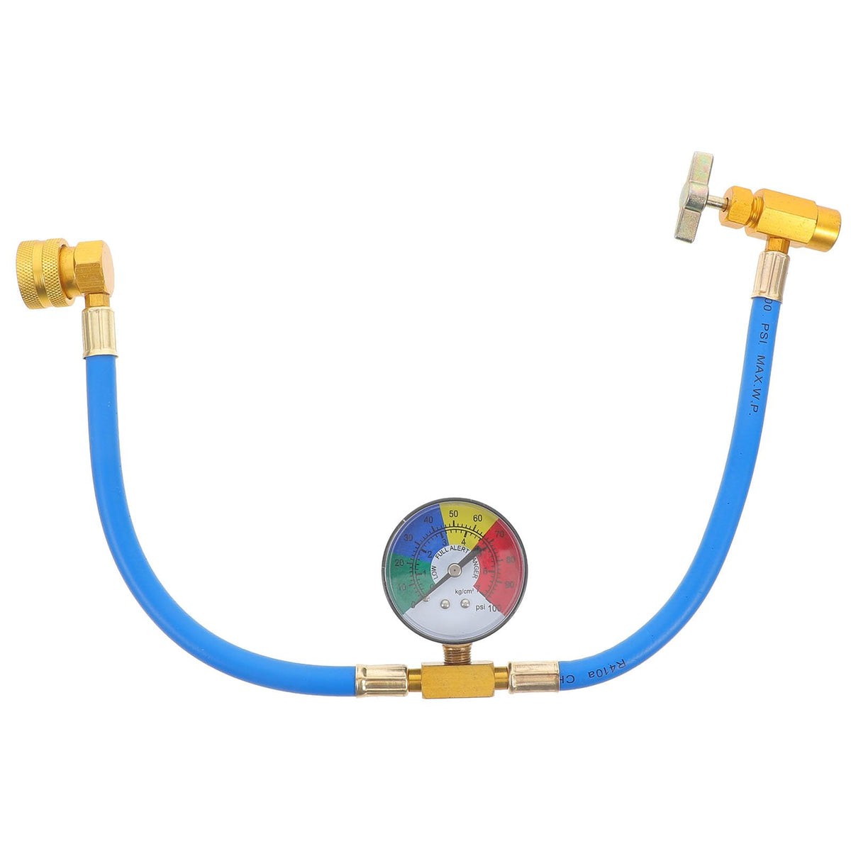 CLISPEED Air Conditioning Charging Hose with Gauge Fits for Automotive or Home Air Conditioners Hose Refiller and Refrigerator C