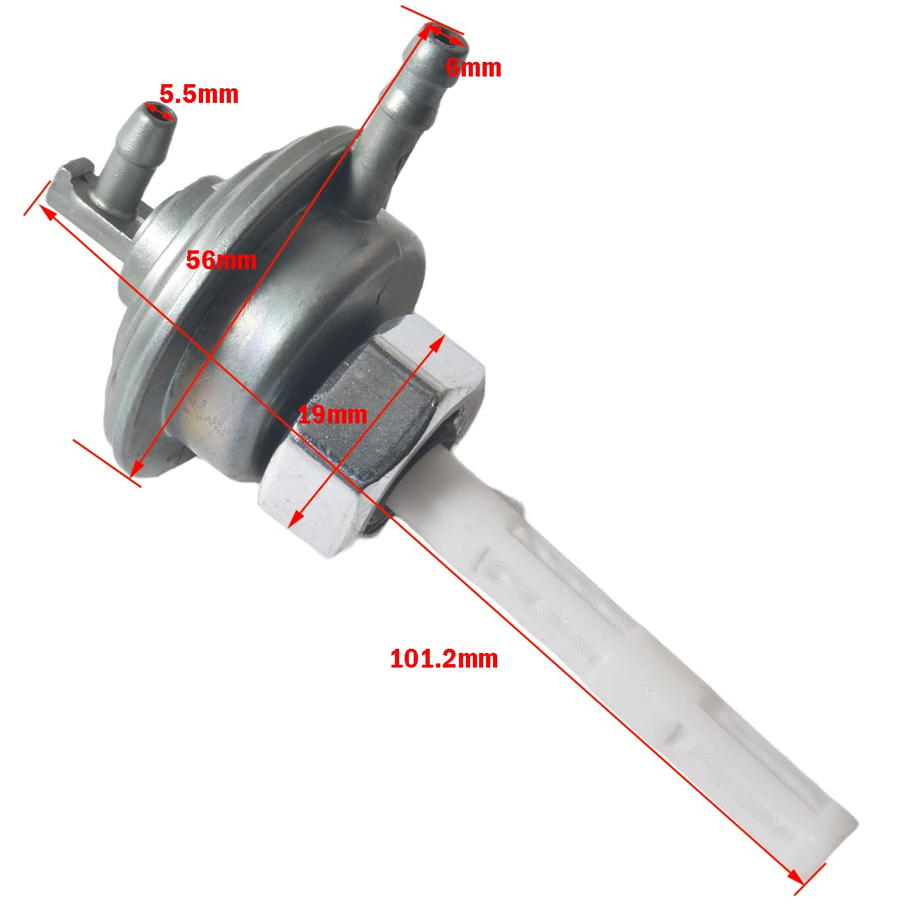 Fuel Tank Pump Valve Switch Petcock For Gy6 50Cc 125Cc 150Cc 139Qmb 152Qmi 157Qmj Moped Scooter Atv