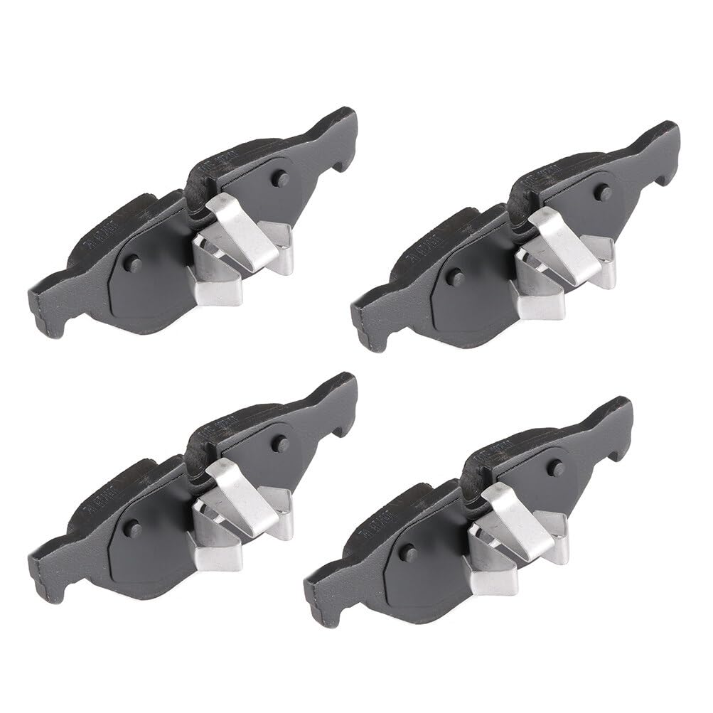 Automuto 4Pcs Rear Semi-Metallic Disc Brake Pads Set D1171 For Bmw 128I 323I 325I 325Xi 328I 328I Xdrive 328Xi X1