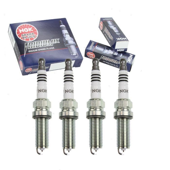 4 pc NGK Iridium IX Spark Plugs compatible with Mazda 3 2.0L 2.5L L4 2012-2020