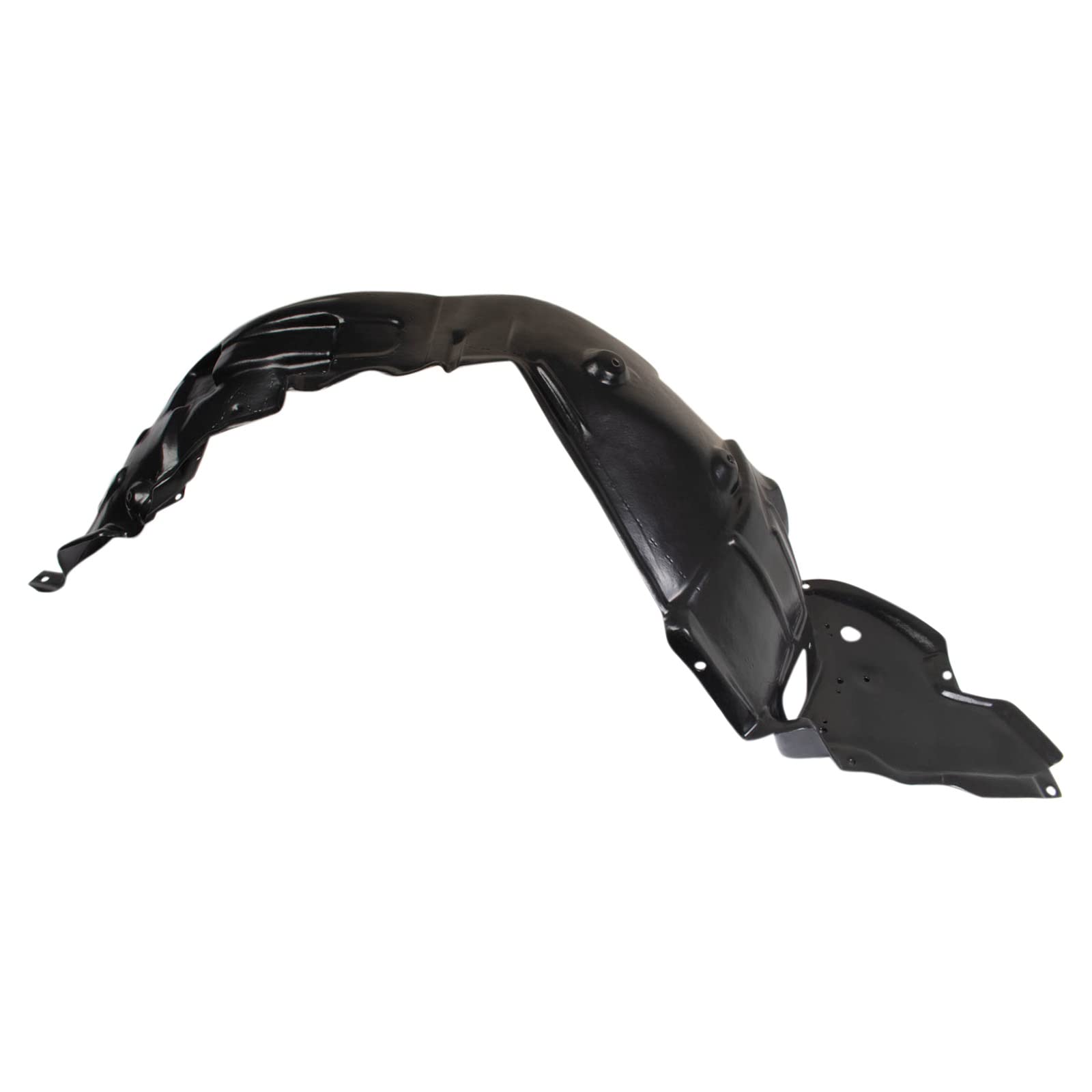 TRQ Inner Fender Liner Set for 2009-2010 Lexus IS250, Black Plastic, Model BDA15575