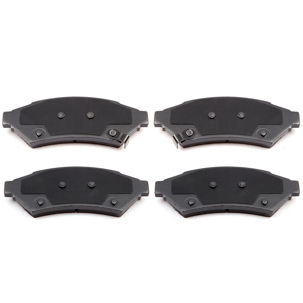 Cciyu D1075 Front Ceramic Disc Brake Pads Kit For Buick Allure Lacrosse Terraza For Chevrolet Uplander For Mobility Ventures Mv-
