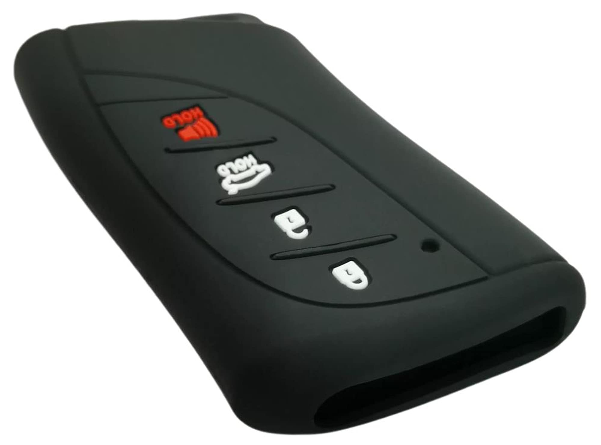 REPROTECTING Silicone Rubber Key Fob Cover Compatible with Lexus (4 Buttons) ES300h ES350 LC500 LC500h LS500h NX350 NX250 NX350h