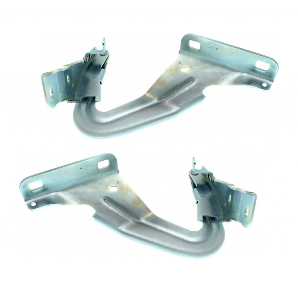 For Ford Explorer 2011-2019 Hood Hinge Driver and Passenger Side | Pair | Made of Steel | Replacement For FO1236154, FO1236155 |