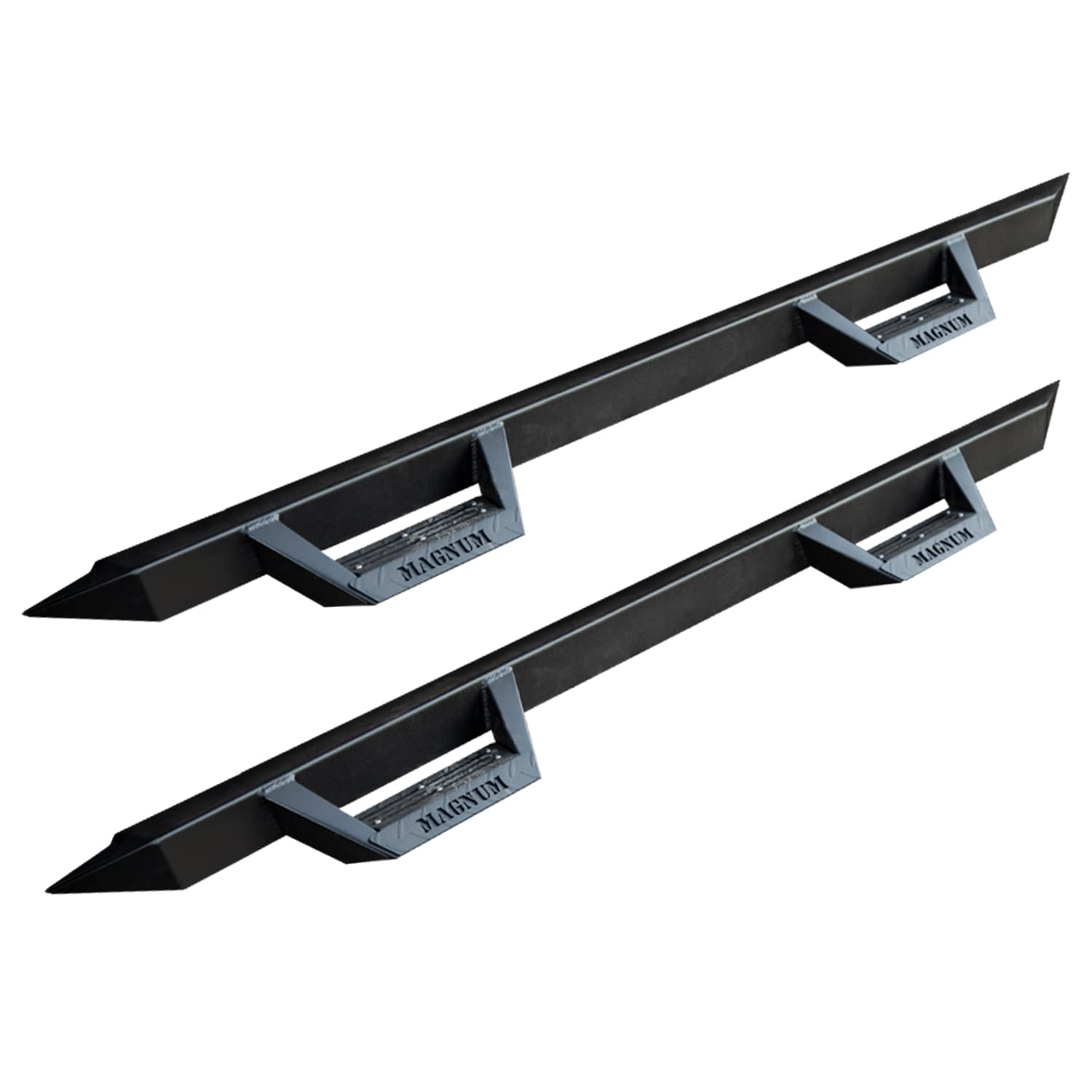 Magnum Rt Drop Steps Running Boards Black For 2009-2015 Dodge Ram 1500 Quad Cab | 2 Smaller Rear Doors