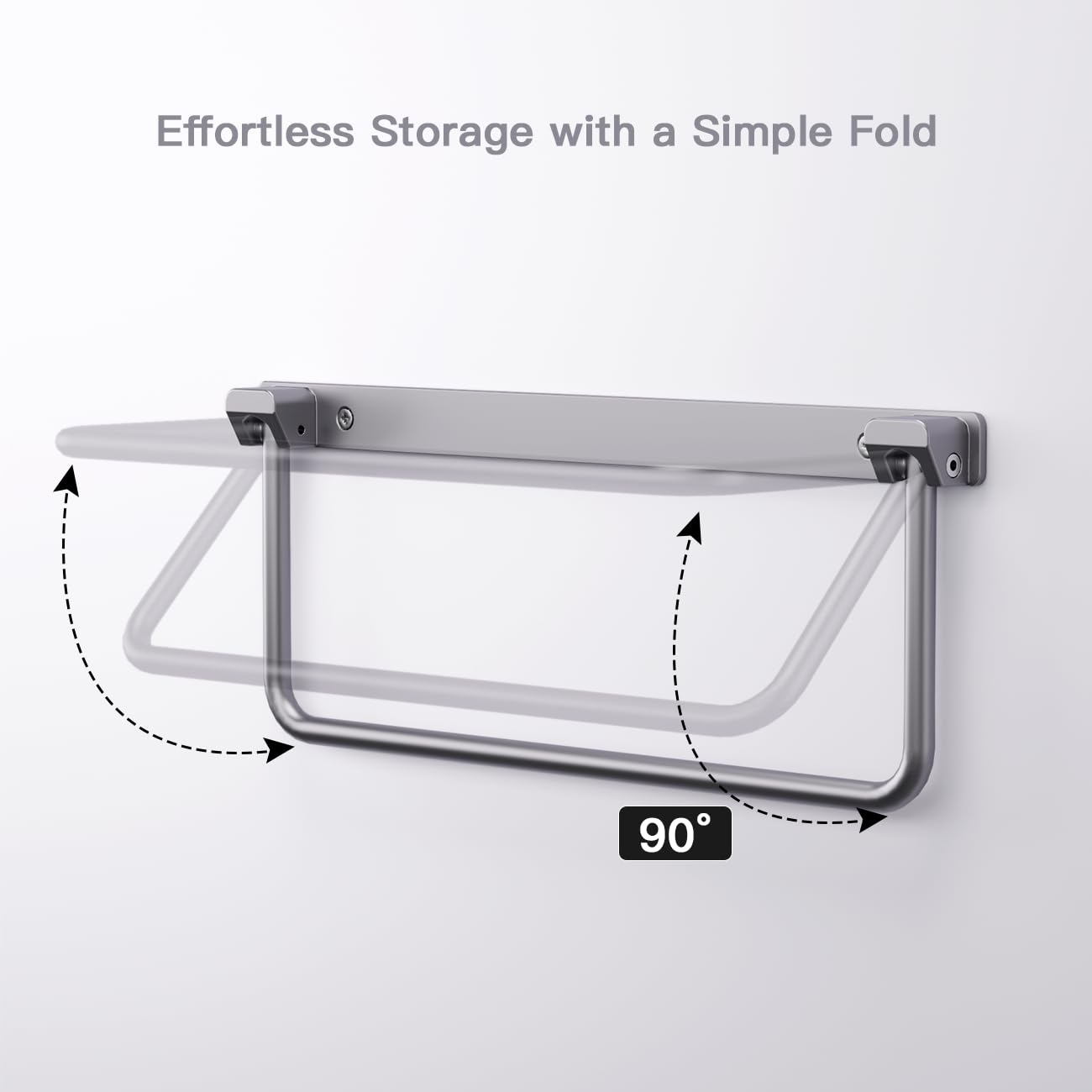 Safoner RV Shoe Storage Solution- Aluminum Camper Shoe Rack, Wall-Mounted Organizer Shelf, Efficient Space-Saving Holder for Var