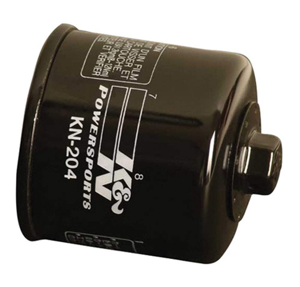 K&N Motorcycle Oil Filter: High Performance Black Oil Filter With 17Mm Nut Designed To Be Used With Synthetic Or Conventional Oi