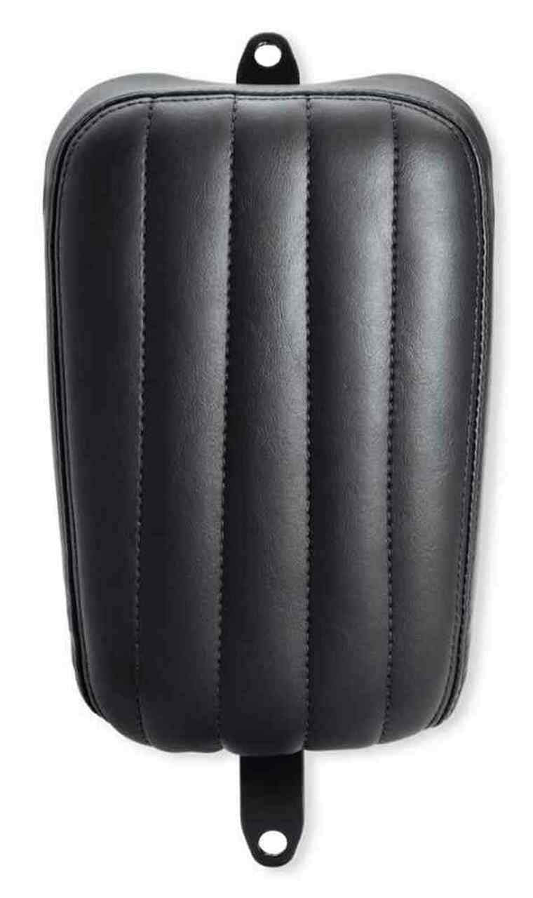 WOWTK Rear Passenger Seat Cushion Grid Seat Pad Fits for Harley Softail 2018-2024 Street Bob FXBB 18-later FXBB, FXST and '21-la