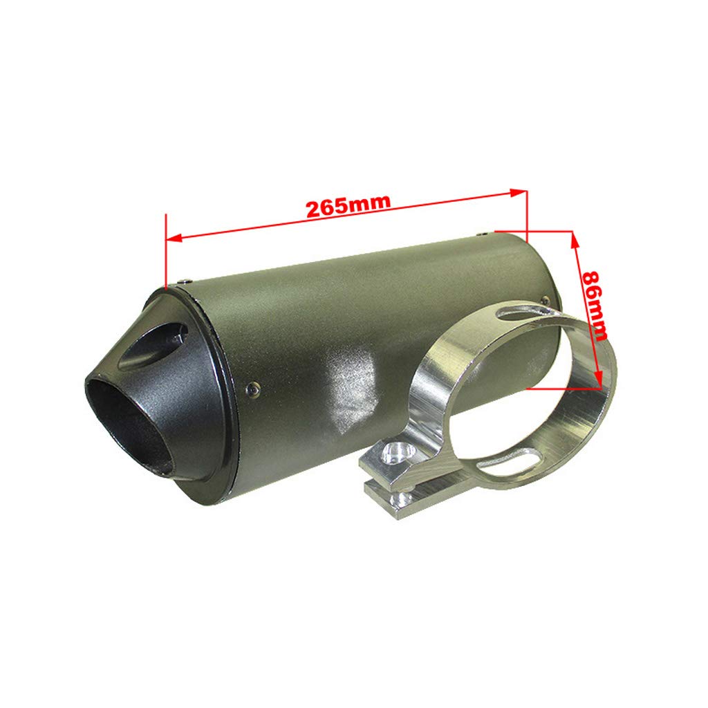 TC-Motor 38mm Exhaust Muffler With Clamp For 125cc 140cc 150cc 160cc Chinese Pit Dirt Bike XR50 CRF50 SSR Lifan Taotao Stomp Kay