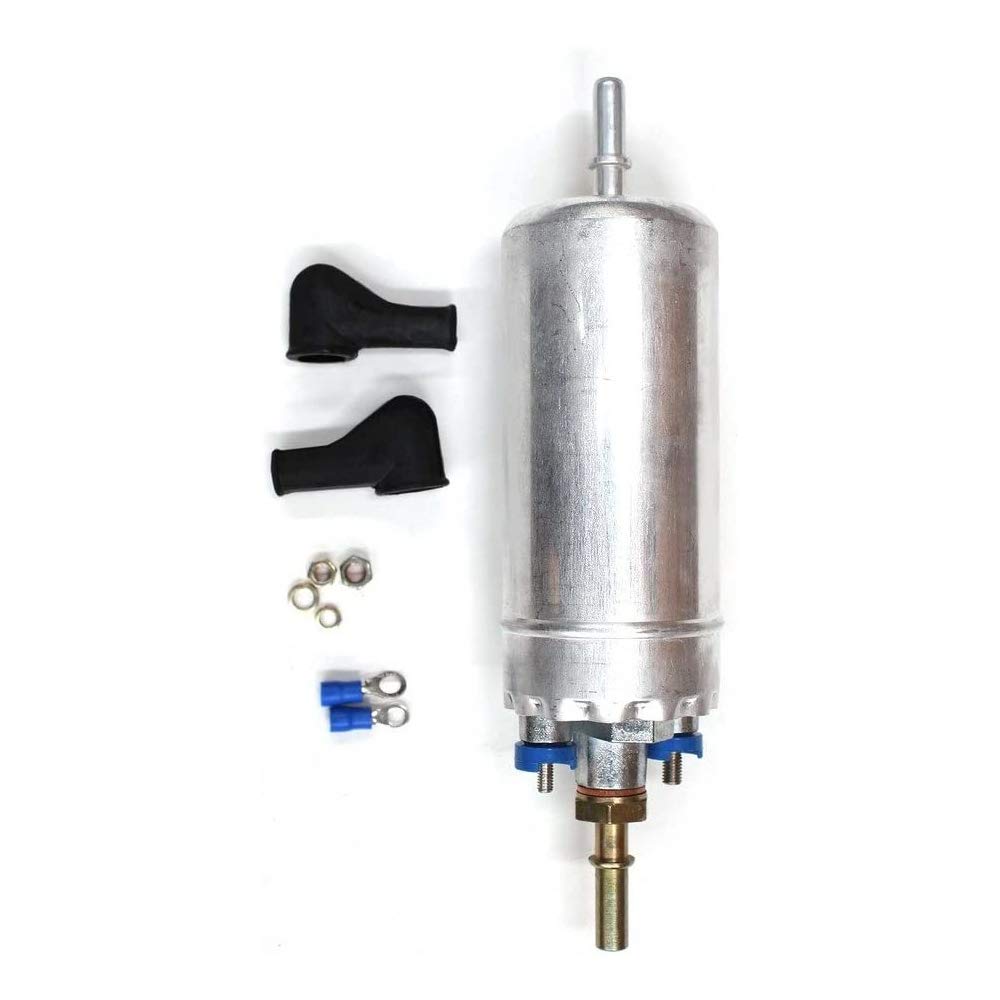 Electric Externally Mounted Inline Fuel Pump FIT Ford Bronco, F-Series, Econoline - High-Performance 12V Fuel Pump, Includes Ins