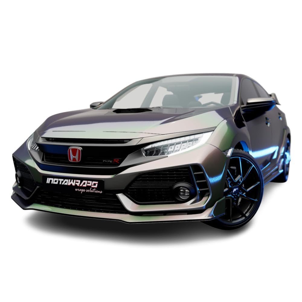 3M Car Wrap Roll 2080 Gloss Flip Psychedelic | Gp281 | (5Ft X 1Ft (5 Sq/Ft)) | Automotive Vinyl Wrap For Cars - Car Interior Wra