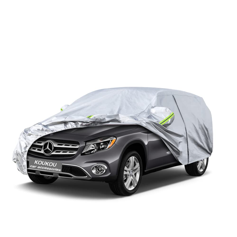 Koukou 6 Layers Car Cover Custom Fit 2013-2025 Mercedes Benz Gla200 Gla250 Gla35 45, Waterproof All Weather For Automobiles Sun
