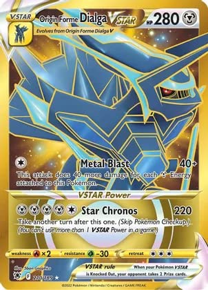 Origin Forme Dialga Vstar - 210/189 - Gold Secret Rare