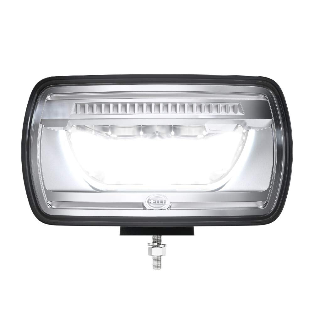 Hella 1Fe 016 773-001 Led-Spotlight - Jumbo Led - 12/24V - Rectangular - Reference Number: 25 - Mounting - Clear Diffusing Lens