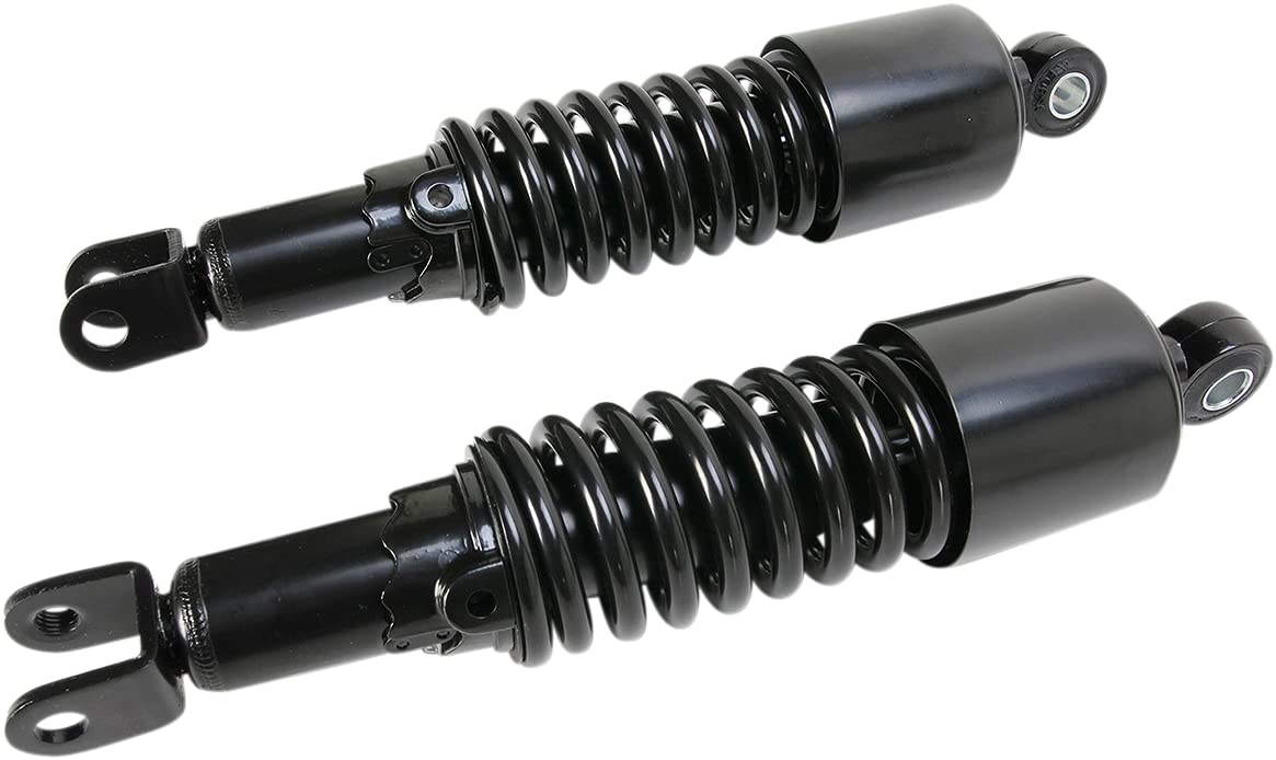 Emgo Custom Clevis Lower Mounting Shorty Shocks - w/Shroud - Black/Black 1705694B