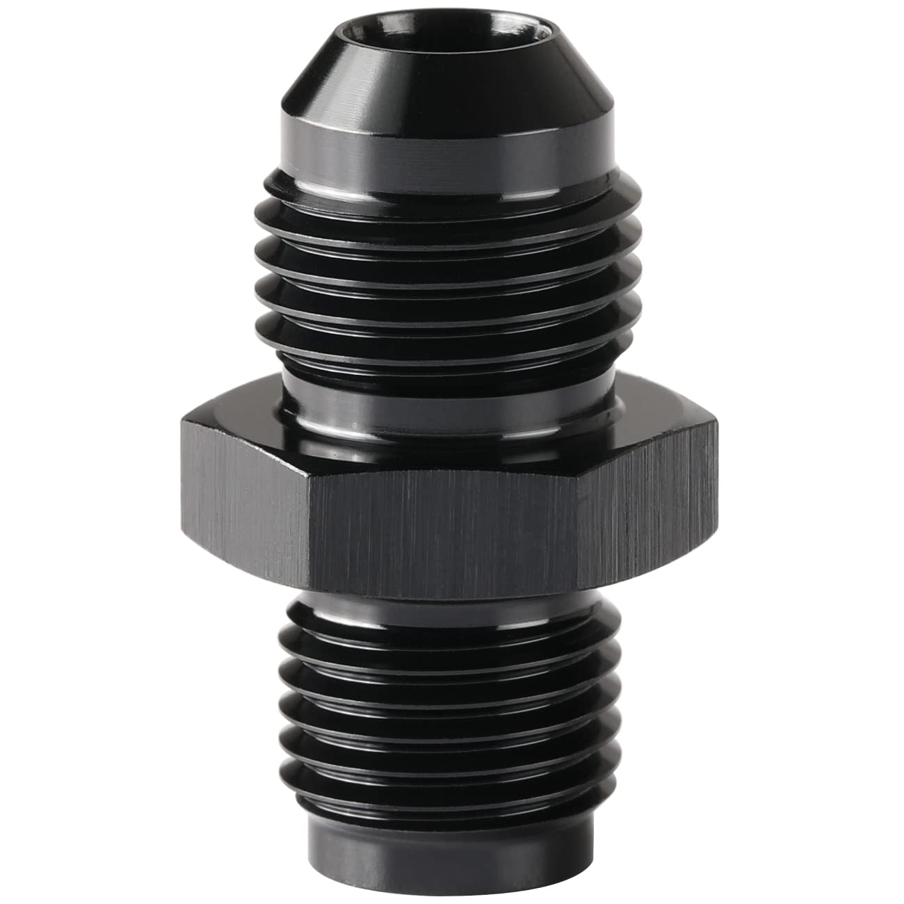 Podavelle 6AN Male to 1/2-20 Inverted Flare Adapter Fitting Connector Aluminum Black