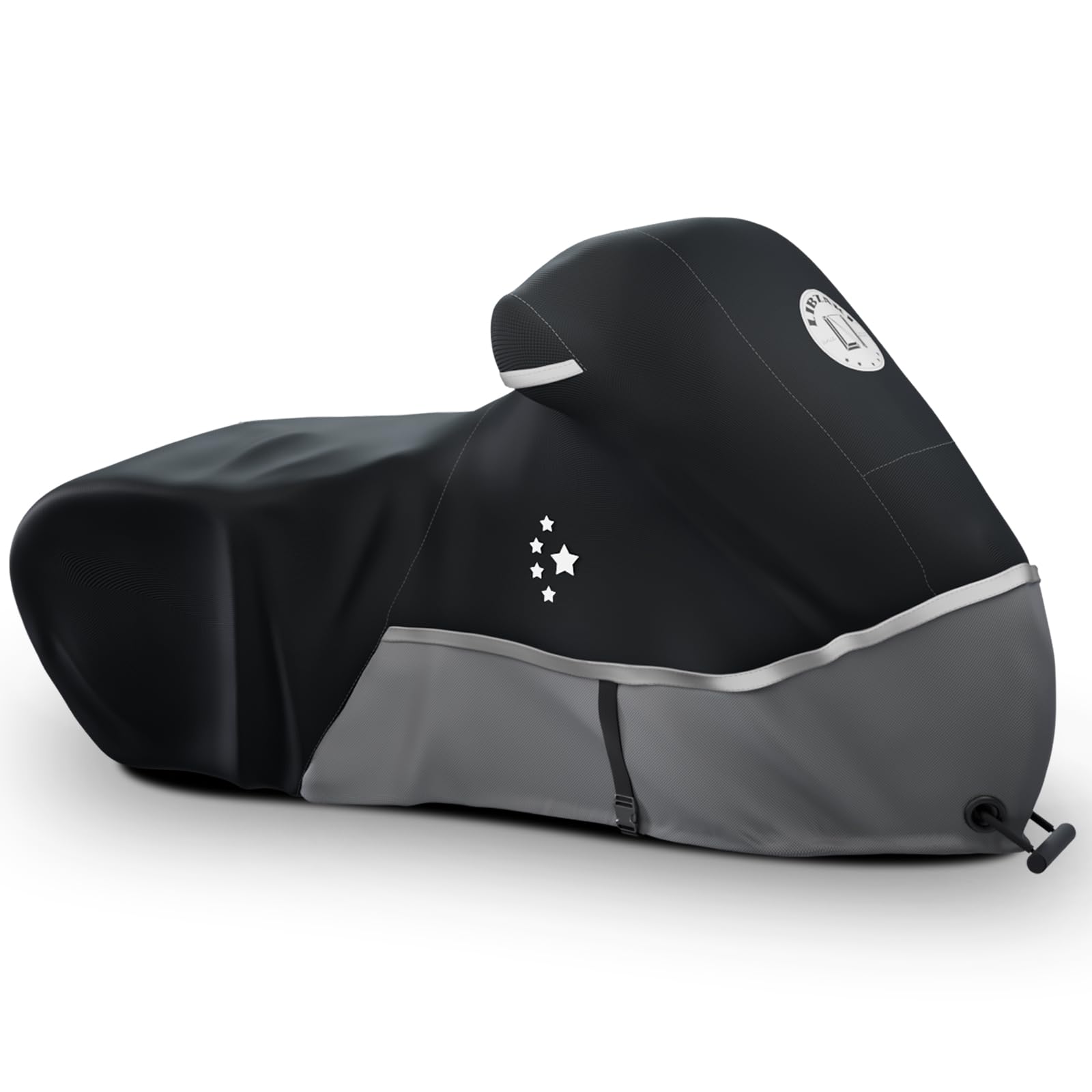 Li Libzaki Motorcycle Cover 420D Heavy Duty All Season Universal Weather Waterproof Outdoor Protection 96'' Xxl Vehicle Cover/Bl