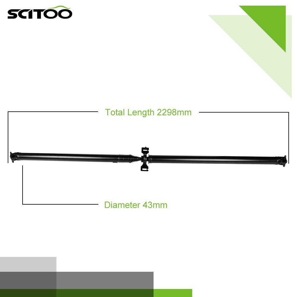 Scitoo Rear Driveshaft Propeller Shaft Length 90-In Compatible For Toyota Rav4 4Wd 2006-2013