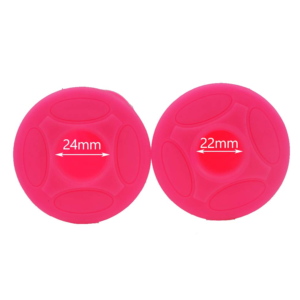 Hiaors Soft Rubber Handle Grips For Chinese Pit Dirt Motor Trail Bike Motorcycle 50Cc 70Cc 90Cc 110Cc 125Cc 140Cc 150Cc 160Cc Crf50 Xr50 Ssr Ycf Imr Atomik Thumpstar Bse Apollo Kayo Stomp Parts Pink