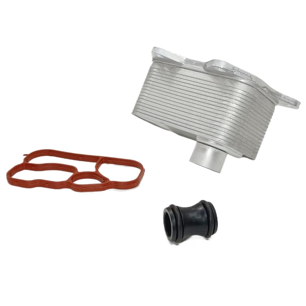 Engine Oil Cooler with Gasket Kit Replacement for Volkswagen Tiguan Passat #06K 117 021 B