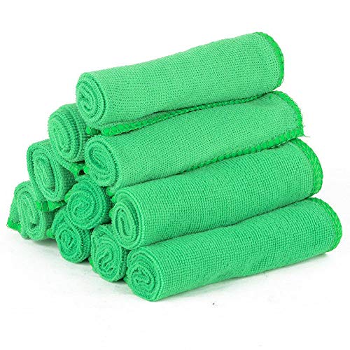 3NH 10Pcs Microfiber Cleaning Auto Car Home Detailing Soft Cloths Wash Towel Duster