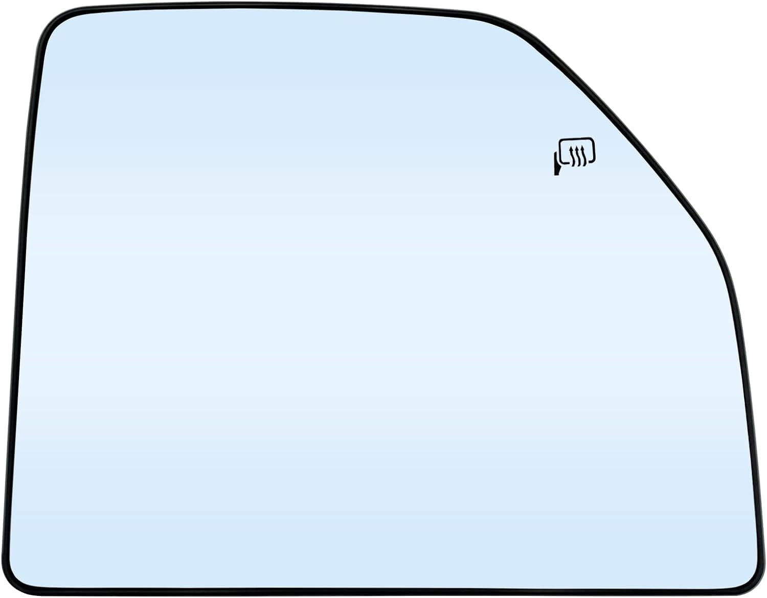 Power Heated Upper Mirror Glass, Compatible with 2015-2022 Ford F150 Truck F250 F350 F450 F550 Super Duty, Replace FL3Z17K707G R