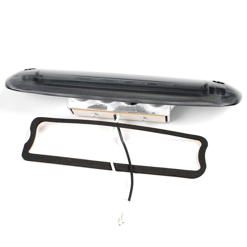 Pit66 Led 3Rd Brake Light, Compatible With 1997-2001 Jeep Cherokee Smoke Lens High Mount Led Third Brake Light Cargo Lamp Smoky