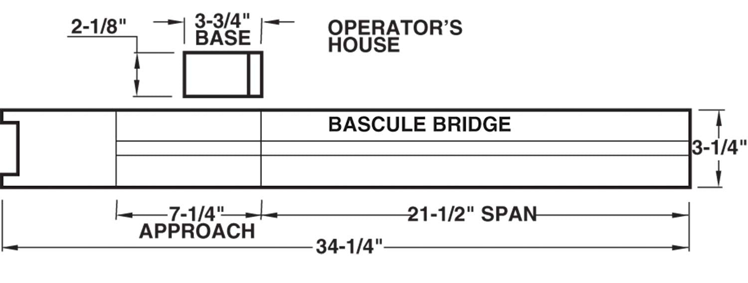 Walthers Scenemaster Bascule Bridge Kit Collectable Train