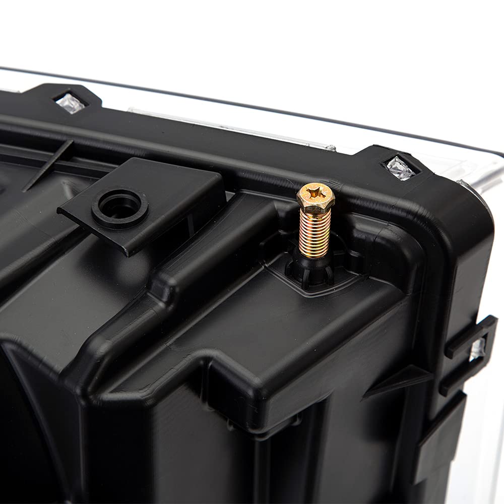 Grand Orange Headlights Assembly Compatible With 2005-2007 Ford F250 F350 F450 F550 Super Duty/Fit 2005 Ford Excursion Headlamp