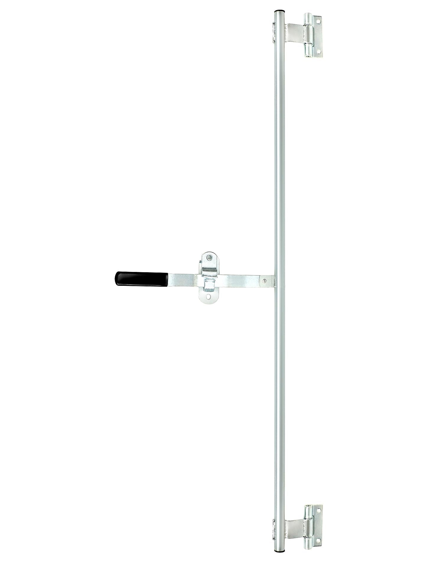 QWORK Cargo Trailer Cambar Cam Bar Lock, 45 Trailer Door Latch, Zinc Plated, Folding Ramp Door, RV Hauler, Single Hinge Point 