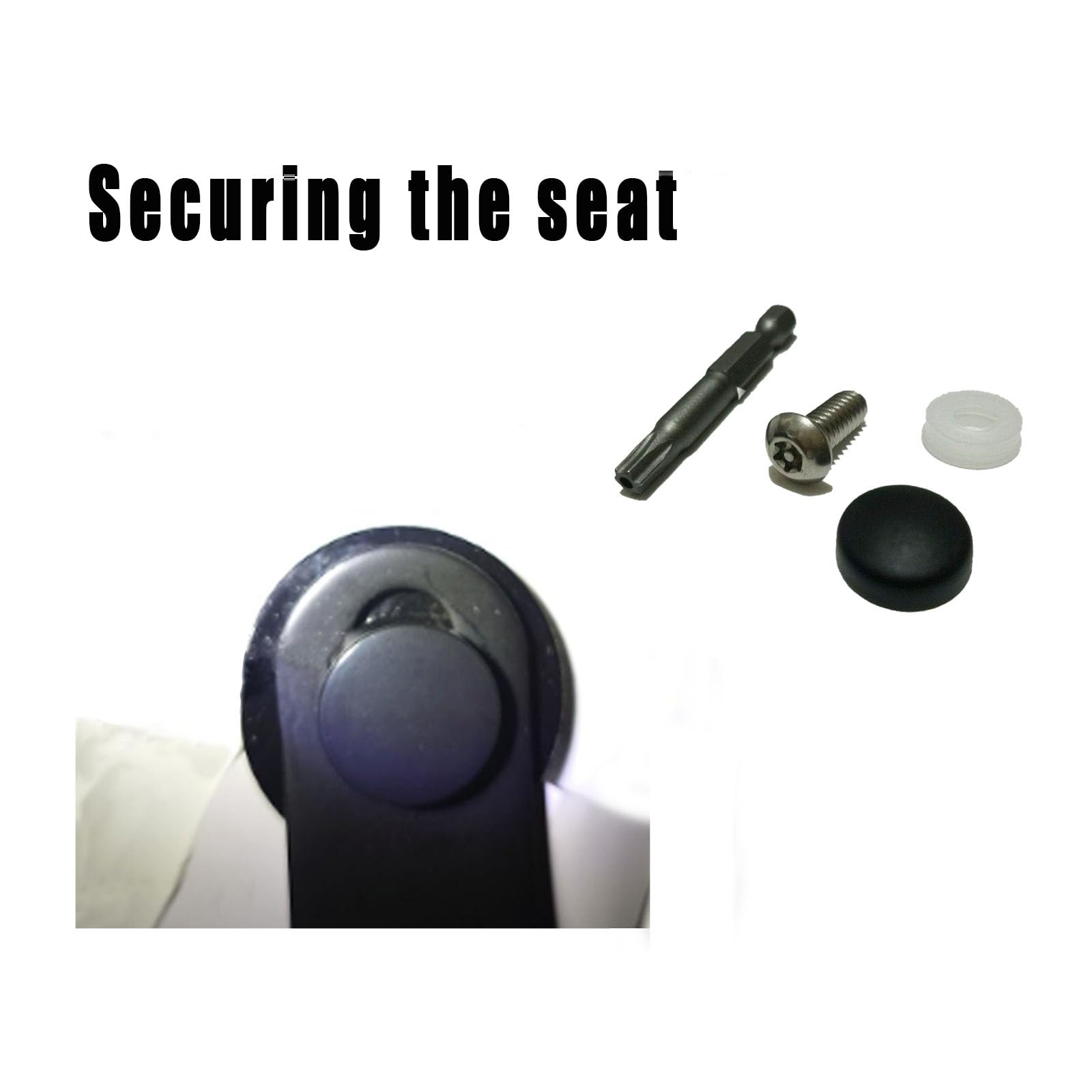 Stainless Steel Anti Theft Bolt Kit Fit For Harley Seat Mounting Rear Fender Black Cap For Motorcycle Car Tuning Part