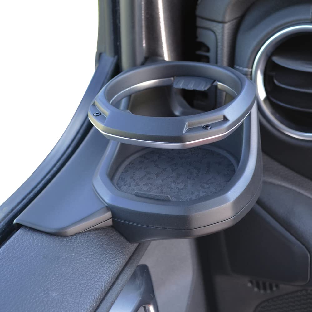 Azuto Cup Holder For Jeep Wrangler (Jl) / Gladiator (Jt) Left-Side 2018-2024 (Cup Holder Left) Wrangler Accessories Door Cup Holder