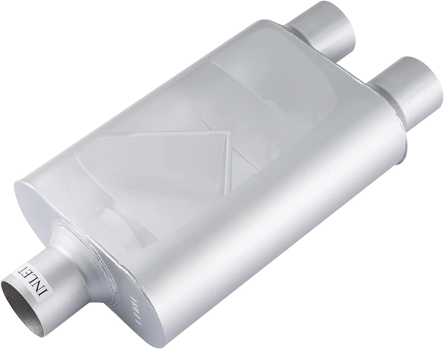 Universal Exhaust Muffler With Aggressive Sound, Anti-Corrosive Muffler, Chamber Performance Mufflers For Cars, Trucks(3'' Cente