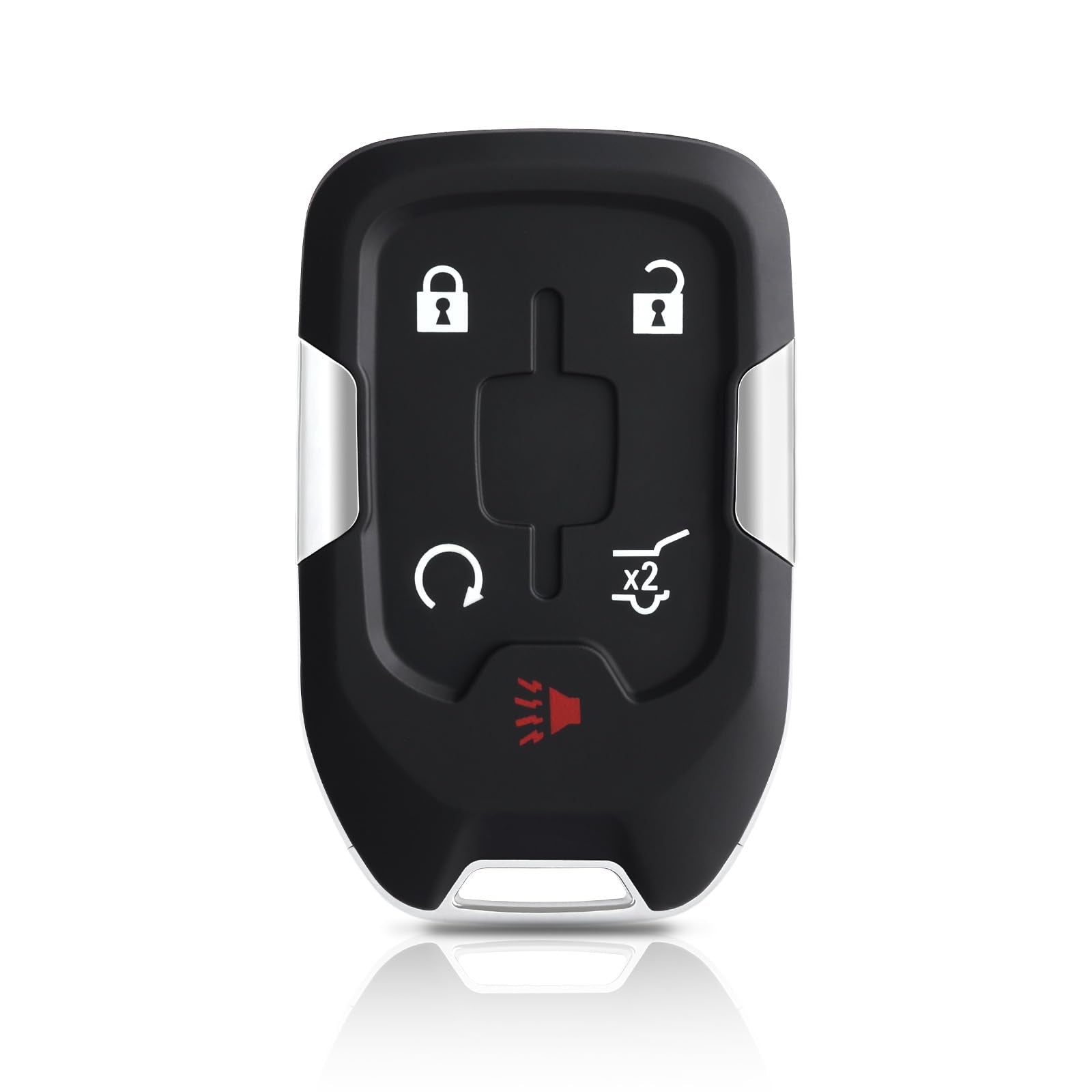 HelloAuto Key Fob Cover for GMC Acadia Terrain 2017-2021, Key Fob Case Replacement 5 Buttons KeyFob Shell (HYQ1EA)