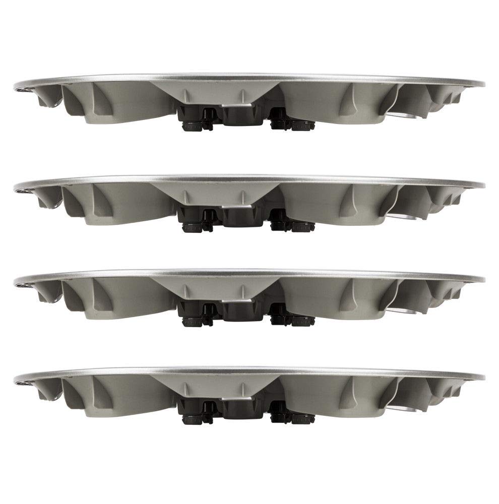 4 New 17'' Wheel Covers Rim Hub Caps 5 Spoke Full Hubs Replacement for 2010 2012 Ford Fusion NOT Fit 2011