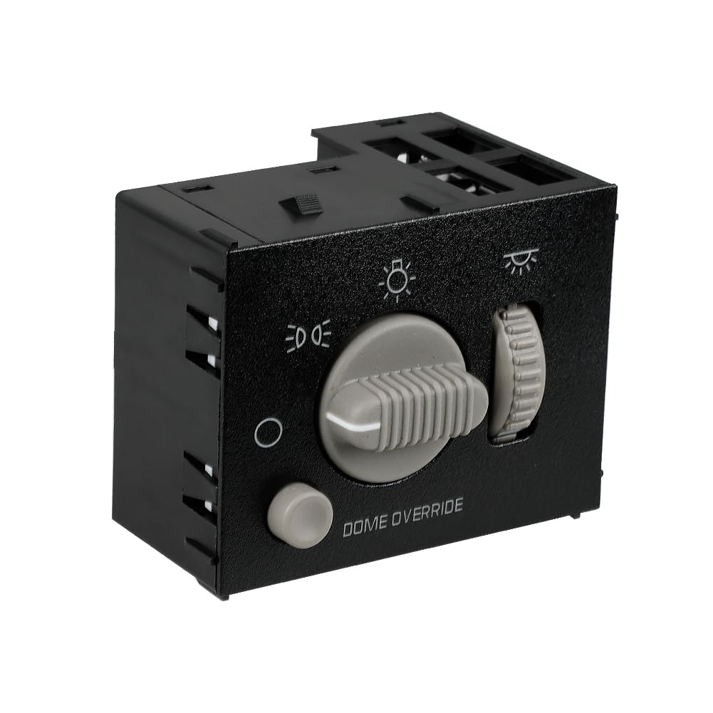 Wmphe Compatible With Headlight Switch Chevy Silverado Suburban 1999-2002 Gmc Sierra 2000-2002 Tahoe Avalanche Yukon Xl Headlamp Dimmer Switch Replace Oe # 15755595 D1534G Ds-968