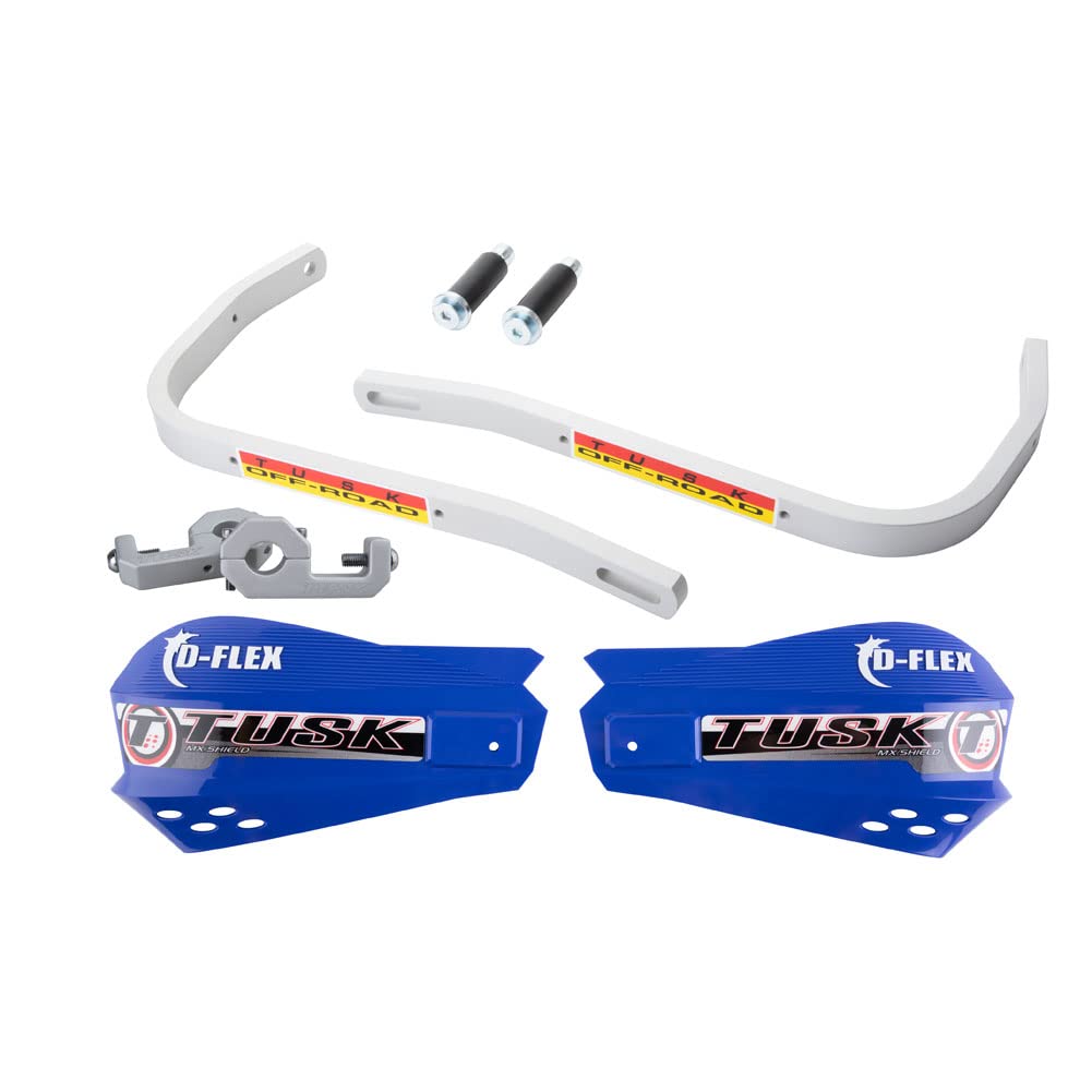 Tusk D-Flex Handguards With Mx Shields Black 7/8' Bar Mounts