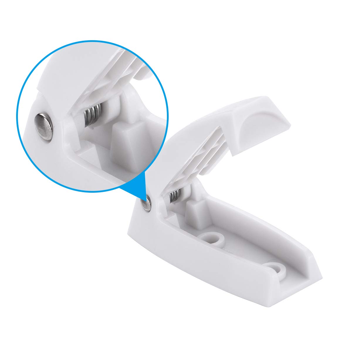 Miady Rv Baggage Door Catch -Holds Rv Baggage Compartments And Doors Open, Durable Material And Simple Installation- White
