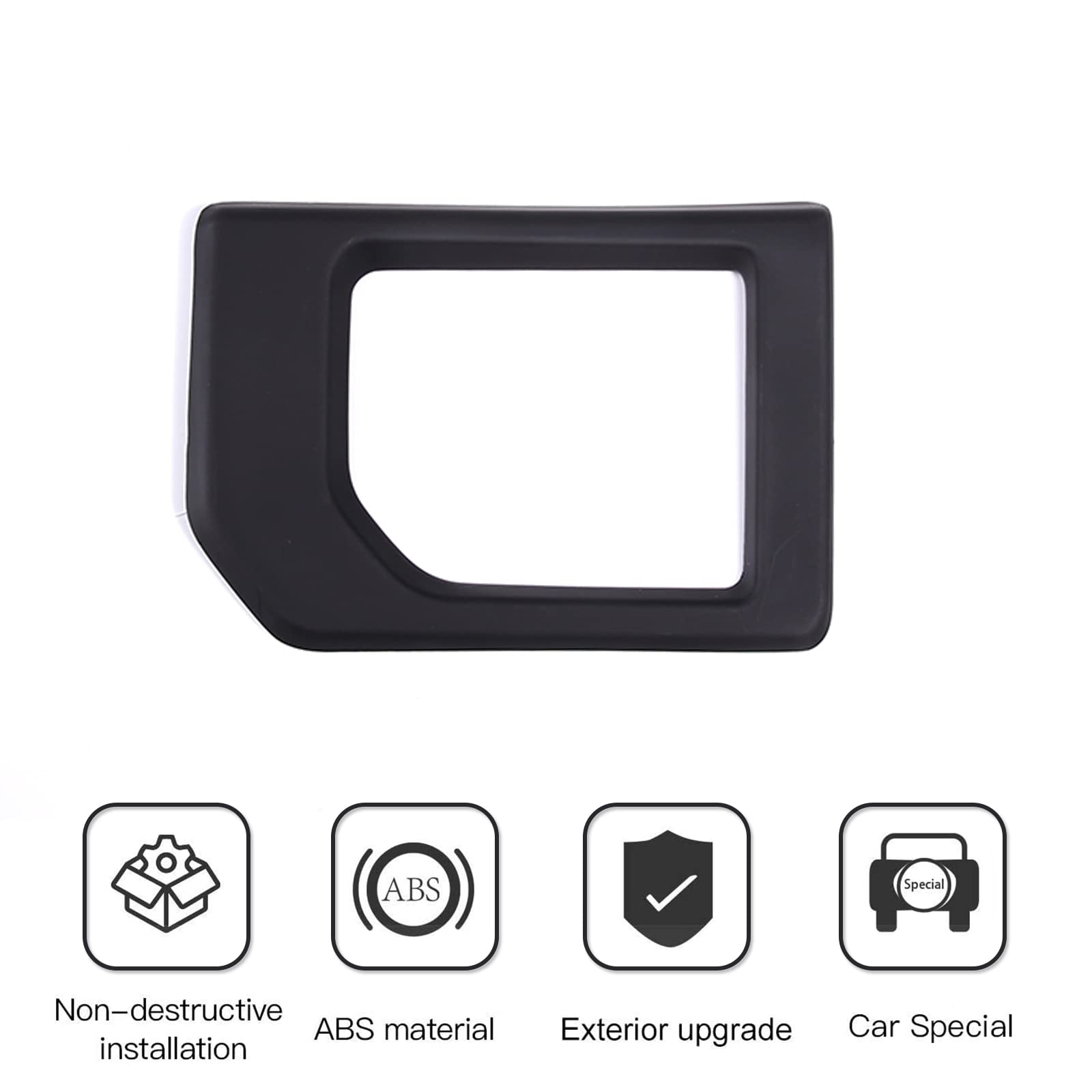 Llkuang For Toyota Tundra 2014-2021 Abs Center Console Gear Shift Panel Frame Trim Car Accessories (Matte Black)