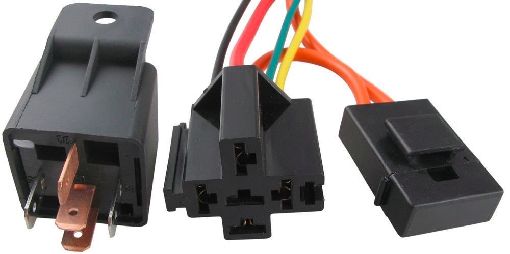 American Volt 160'F Electric Auto Engine Radiator Cooling Fan Coolant Temperature Thermostat Sensor Switch Complete Relay Wiring