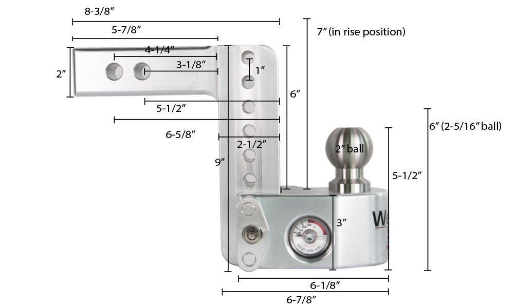 Weigh Safe Ws6-2-Cer-Bla