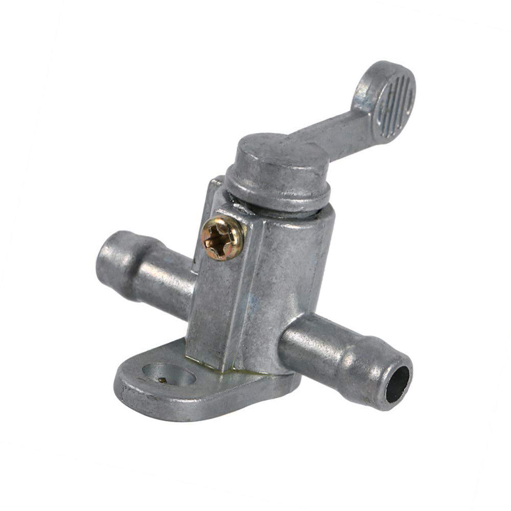 Acxico 1Pcs 5/16' In-Line Straight Fuel Gas Shut Cut Off Valve Switch 8Mm Motorcycle Atv Cut Tackle