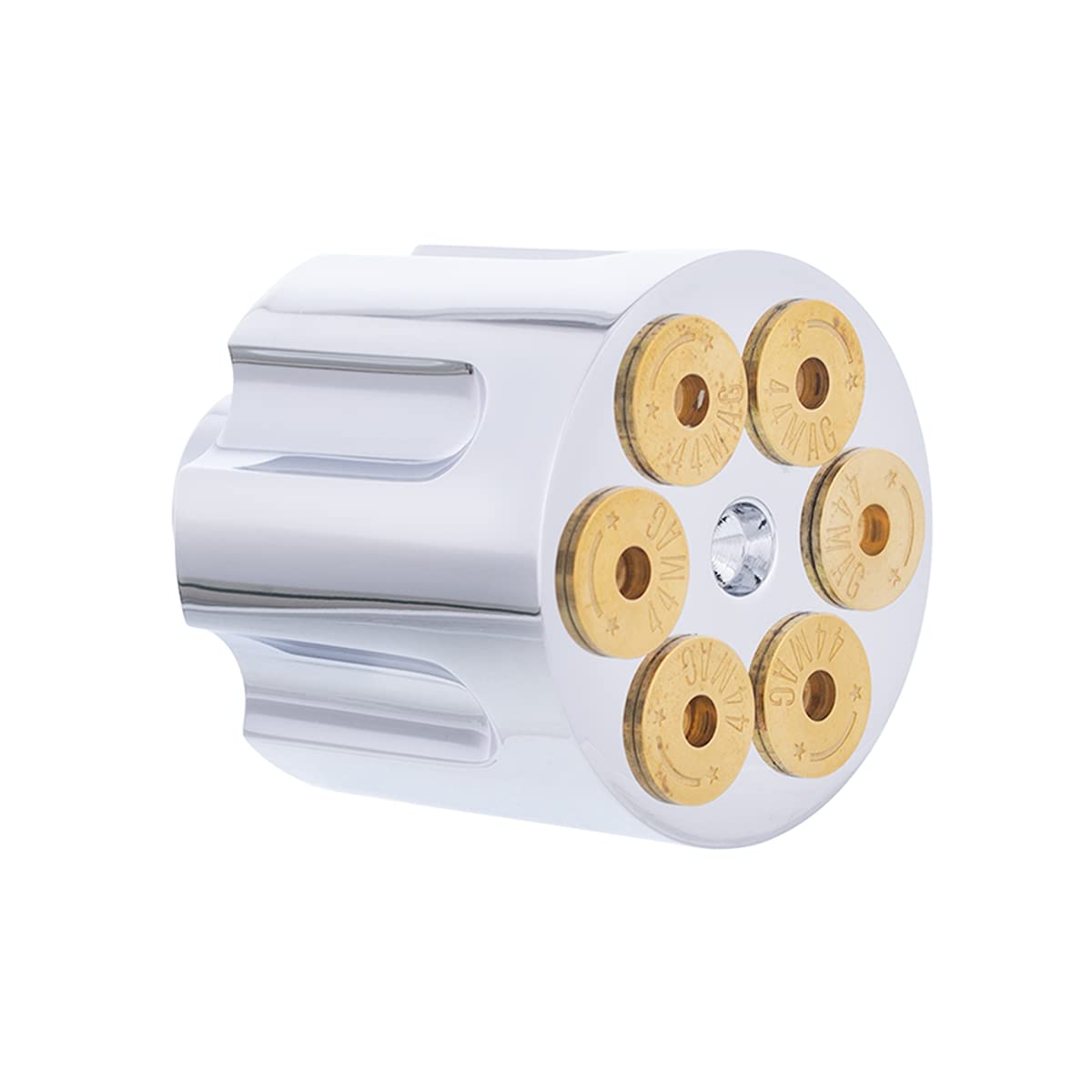 United Pacific 23399 Heavy-Duty Aluminum Gun Cylinder Air Valve Knob, .44Mag Style, Screw-On Style, Chrome Plated, Strong & Durable - One Unit