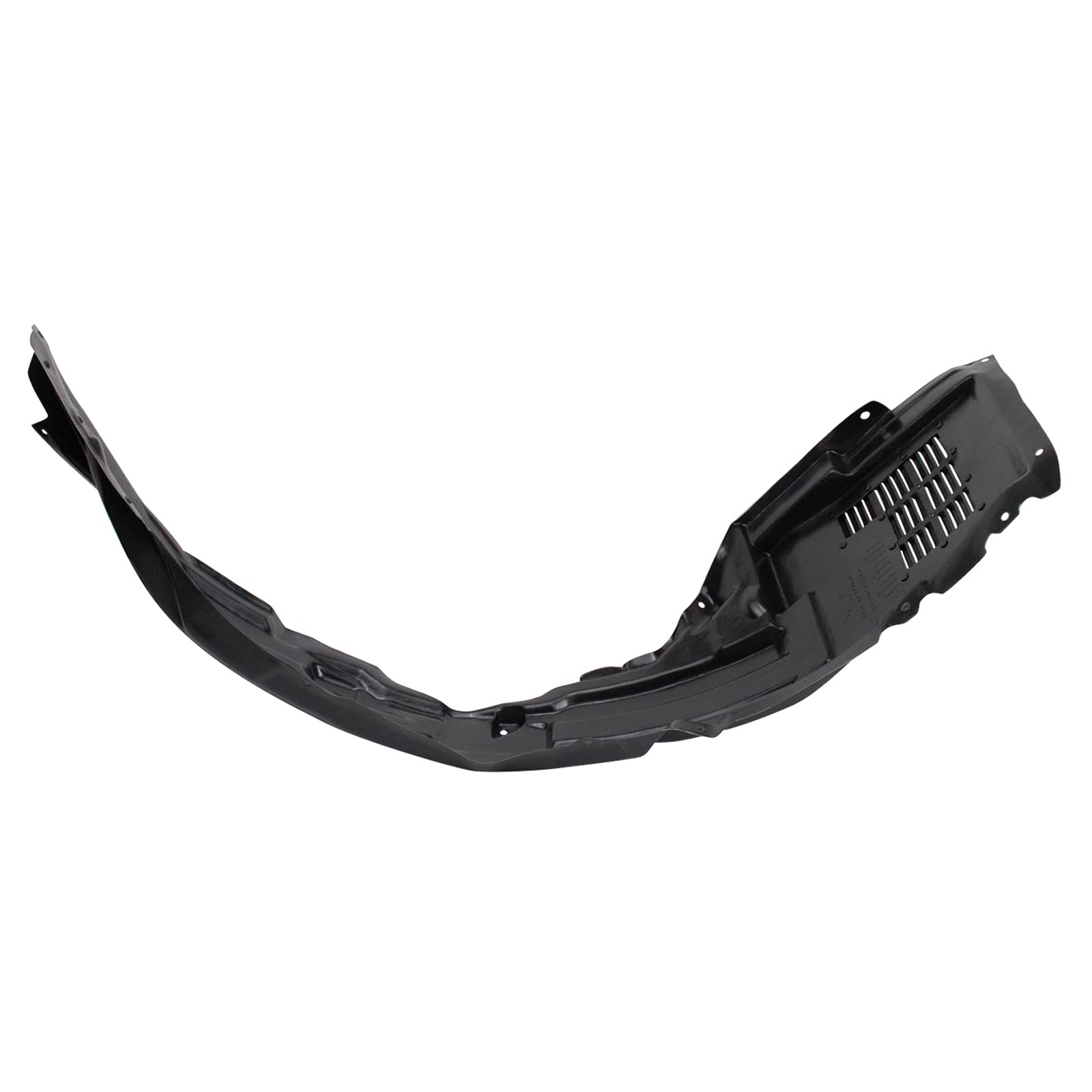 Trq Front Inner Fender Liner Set Compatible With 2008-2015 Mitsubishi Lancer Mi1248125 Mi1249123