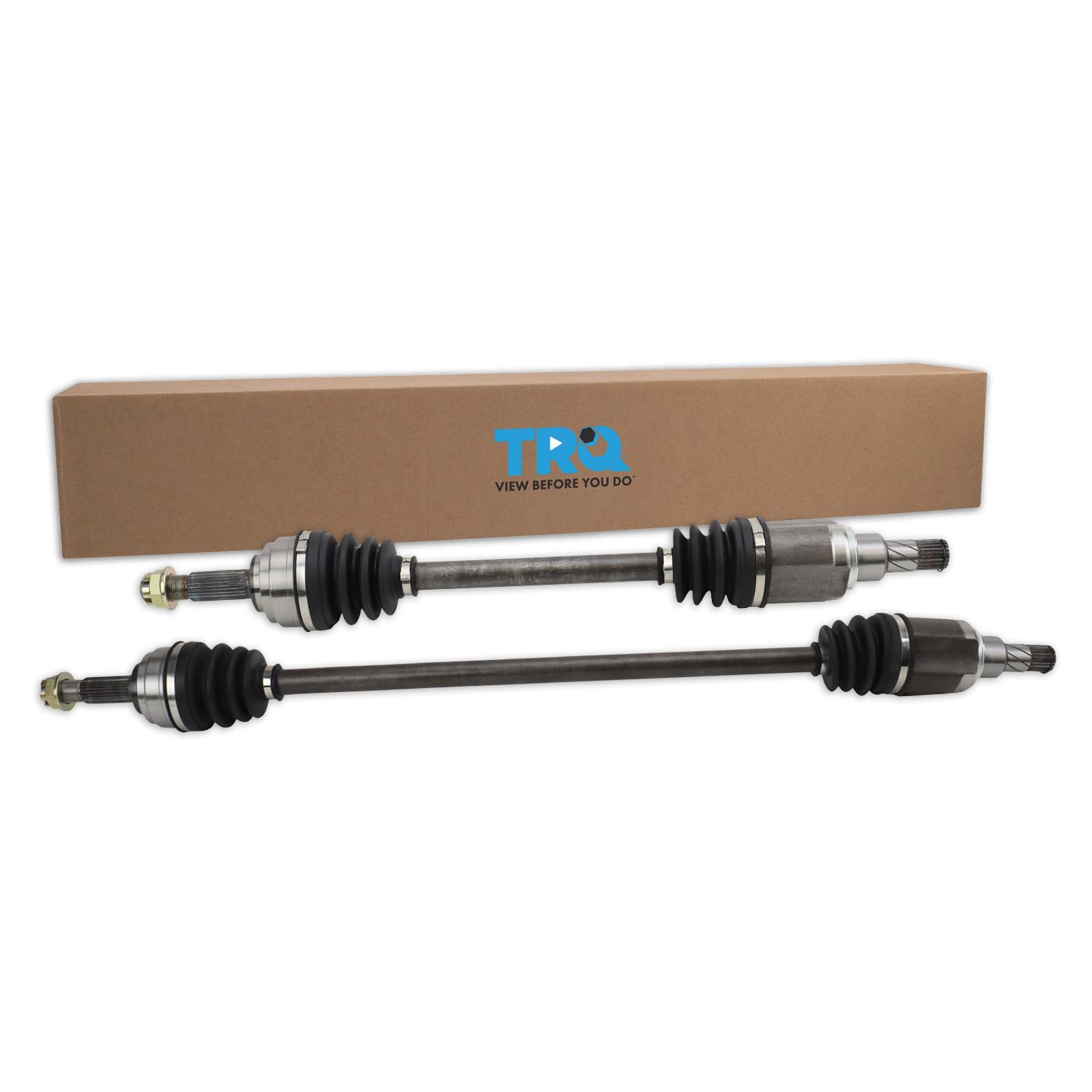 TRQ Front CV Axle Shaft Assembly Set Compatible with 2012-2018 Nissan Versa 2014-2018 Versa Note 66-6413 66-6414 391003AB0C 3910