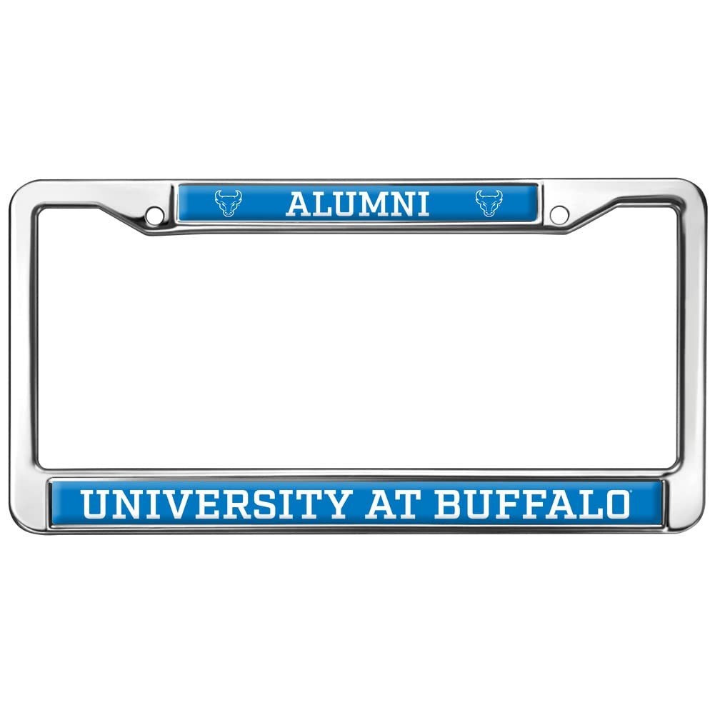 University at Buffalo Alumni Logo Full Size Standard License Plate Metal Frame